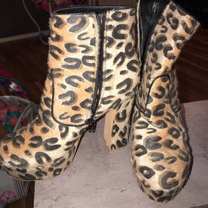 Dolls Kill cheetah boots